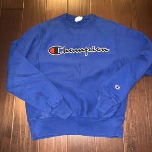 CHAMPION Reverse Weave embroidered Crewneck